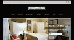 Desktop Screenshot of cumberlandridgeapts.com